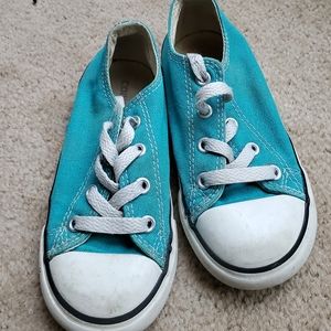 Teal Toddler Converse Sz 9